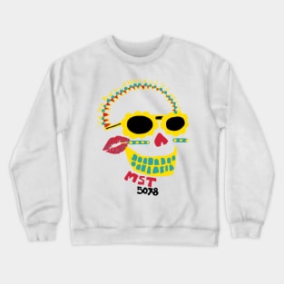 MST 5078 skull Crewneck Sweatshirt